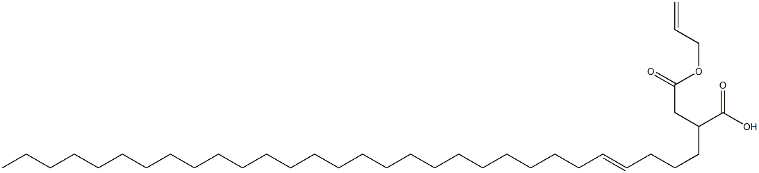 2-(4-Triacontenyl)succinic acid 1-hydrogen 4-allyl ester Struktur