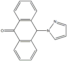 10-(1H-Pyrazol-1-yl)anthrone Struktur