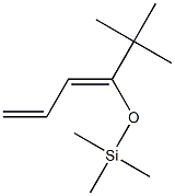 (Z)-1-tert-Butyl-1-(trimethylsiloxy)-1,3-butadiene Struktur