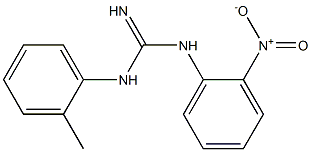 1-(2-Methylphenyl)-3-[2-nitrophenyl]guanidine Struktur