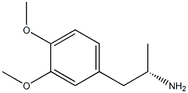 (2S)-1-(3,4-Dimethoxyphenyl)propane-2-amine Struktur