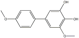 4',5-Dimethoxy-1,1'-biphenyl-3,4-diol Struktur