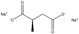 [R,(+)]-2-Methylsuccinic acid disodium salt Struktur