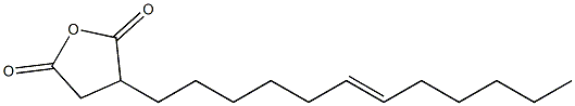 3,4-Dihydro-3-(6-dodecenyl)-2,5-furandione Struktur