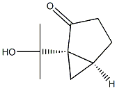 (1R,5S)-1-(1-Hydroxy-1-methylethyl)bicyclo[3.1.0]hexan-2-one Struktur