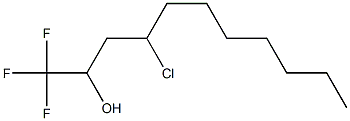 1,1,1-Trifluoro-4-chloroundecan-2-ol Struktur