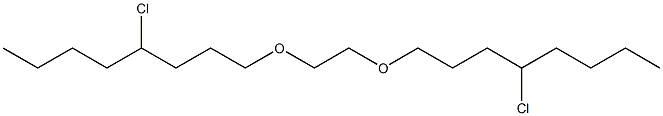 1,1'-[1,2-Ethanediylbis(oxy)]bis(4-chlorooctane) Struktur