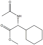 (R)-Cyclohexyl(acetylamino)acetic acid methyl ester Struktur