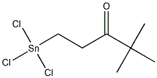 1-(Trichlorostannyl)-4,4-dimethyl-3-pentanone Struktur