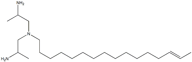 N,N-Bis(2-aminopropyl)-14-hexadecen-1-amine Struktur