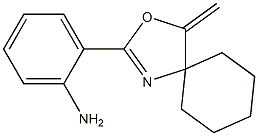 2-(2-Aminophenyl)-4-methylene-3-oxa-1-azaspiro[4.5]decan-1-ene Struktur