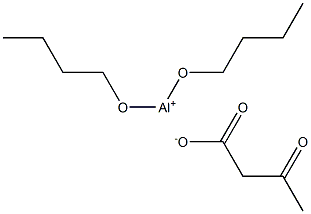 Acetoacetic acid dibutoxyaluminum salt Struktur