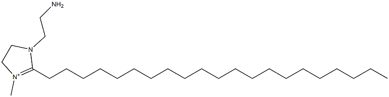 1-(2-Aminoethyl)-2-henicosyl-4,5-dihydro-3-methyl-1H-imidazol-3-ium Struktur