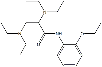 2,3-Bis(diethylamino)-N-(2-ethoxyphenyl)propanamide Struktur