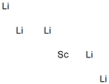 Scandium pentalithium Struktur