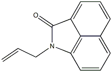 1-(2-Propenyl)benz[cd]indol-2(1H)-one Struktur