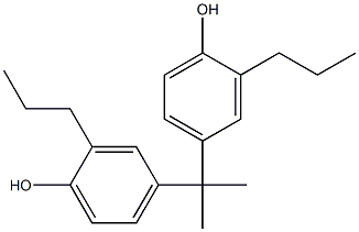 4,4'-Isopropylidenebis(2-propylphenol) Struktur