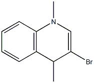 3-Bromo-1,4-dihydro-1,4-dimethylquinoline Struktur