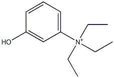 N,N,N-Triethyl-3-hydroxybenzenaminium Struktur