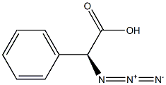 (S)-2-Azido-2-phenylacetic acid Struktur