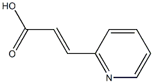 (E)-3-(2-Pyridyl)propenoic acid Struktur