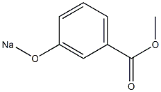 3-(Sodiooxy)benzoic acid methyl ester Struktur