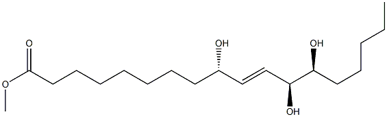 (9S,10E,12S,13S)-9,12,13-Trihydroxy-10-octadecenoic acid methyl ester Struktur