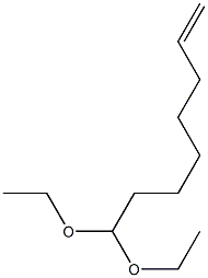 7-Octenal diethyl acetal Struktur