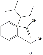 (-)-Phthalic acid hydrogen 1-[(R)-2-methylpentane-3-yl] ester Struktur