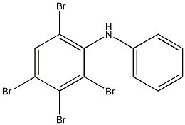 2,3,4,6-Tetrabromophenylphenylamine Struktur