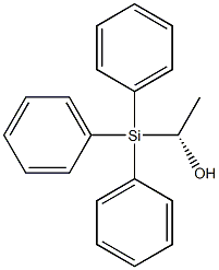 (R)-1-(Triphenylsilyl)ethanol Struktur