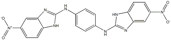 2,2'-[1,4-Phenylenebis(imino)]bis(5-nitro-1H-benzimidazole) Struktur