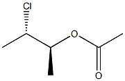 (2S,3S)-3-Chloro-2-butanol acetate Struktur