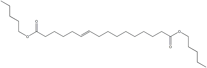 6-Hexadecenedioic acid dipentyl ester Struktur