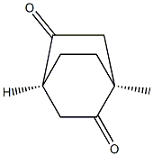 (1S,4S)-1-Methylbicyclo[2.2.2]octane-2,5-dione Struktur