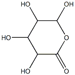 3,4,5,6-Tetrahydroxytetrahydro-2-pyrone Struktur