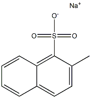 2-Methyl-1-naphthalenesulfonic acid sodium salt Struktur