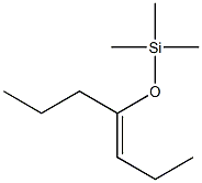 (Z)-4-(Trimethylsiloxy)-3-heptene Struktur