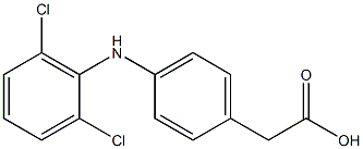 [p-(2,6-Dichloroanilino)phenyl]acetic acid Struktur