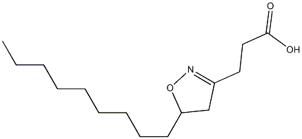 4,5-Dihydro-5-nonylisoxazole-3-propionic acid Struktur