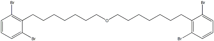 2,6-Dibromophenylheptyl ether Struktur