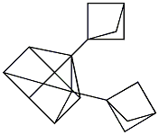 1,4-Bis(bicyclo[1.1.1]pentan-1-yl)pentacyclo[4.2.0.02,5.03,8.04,7]octane Struktur