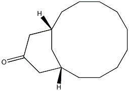 (1R,11S)-Bicyclo[9.3.1]pentadecan-13-one Struktur