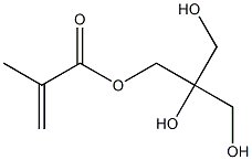 Methacrylic acid 2,3-dihydroxy-2-(hydroxymethyl)propyl ester Struktur