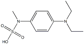 4-Sulfomethylamino-N,N-diethylaniline Struktur