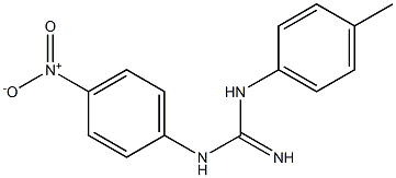 N-(4-Methylphenyl)-N'-(4-nitrophenyl)guanidine Struktur