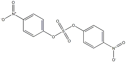 Sulfuric acid bis(p-nitrophenyl) ester Struktur