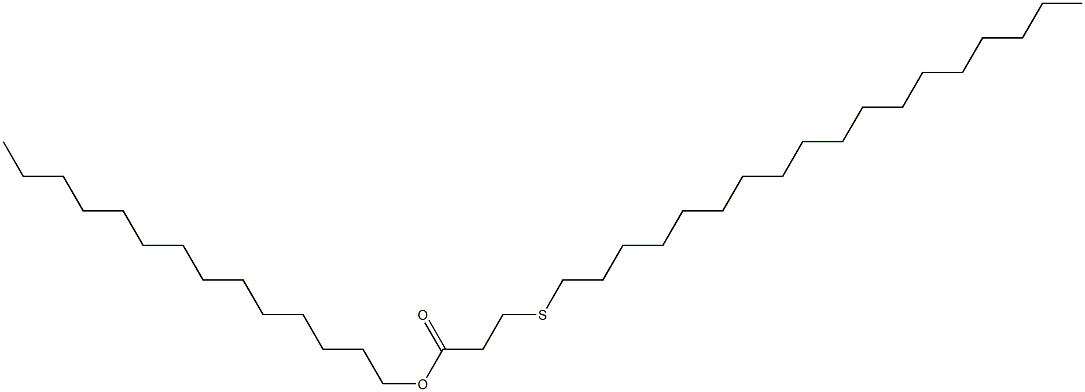 3-(Octadecylthio)propionic acid tetradecyl ester Struktur