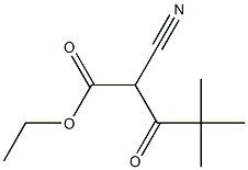 2-Cyano-3-oxo-4,4-dimethylvaleric acid ethyl ester Struktur