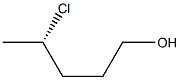 [S,(+)]-4-Chloro-1-pentanol Struktur